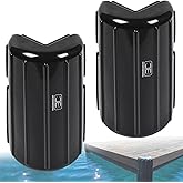 OCEANBROAD Dock Corner Bumpers, Boat Bumpers for Dock Corner Protection | Inflatable Dock Protection, Marine-Grade UV-Resistant PVC with Stainless Steel Hardware, Vertical Installation for Corners