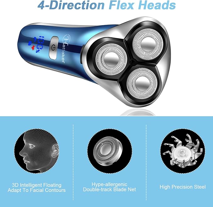 hatteker 4 in 1 rotary shaver