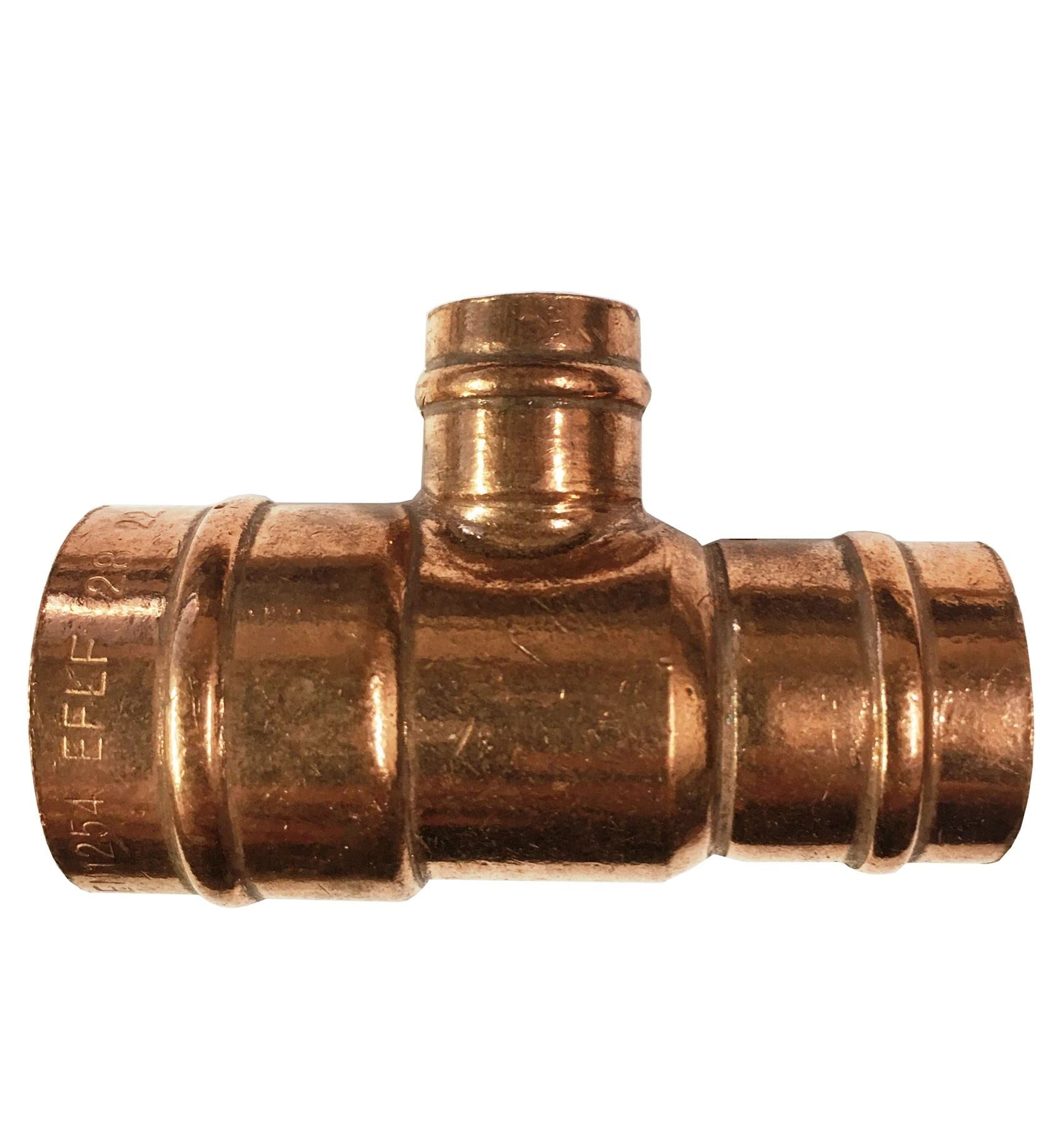 28mm x 22mm x 15mm Solder Ring Reducing Tee