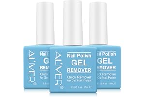 ZODENIS (3 PACK) Gel Nail Polish Remover, Professional Remove Gel Nail Polish Within 3-6 Minutes - Quick & Easy - No Need For Foil, Soaking Or Wrapping