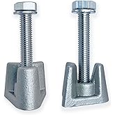 YUEERIO Pool Ladder Anchors Corrosion Resistant 316 Stainless Steel Inground Pool Ladder Bolt Ps-4019-Bc Wedge Assembly Replacement 2-Piece Set， PW-4c for 3"/4" Handrail Anchors
