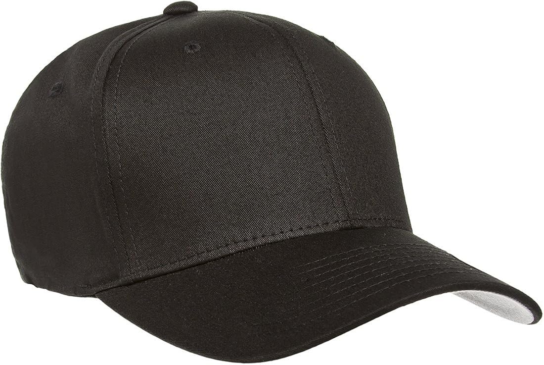 Flexfit Cotton Twill Fitted Cap at  Men’s Clothing store