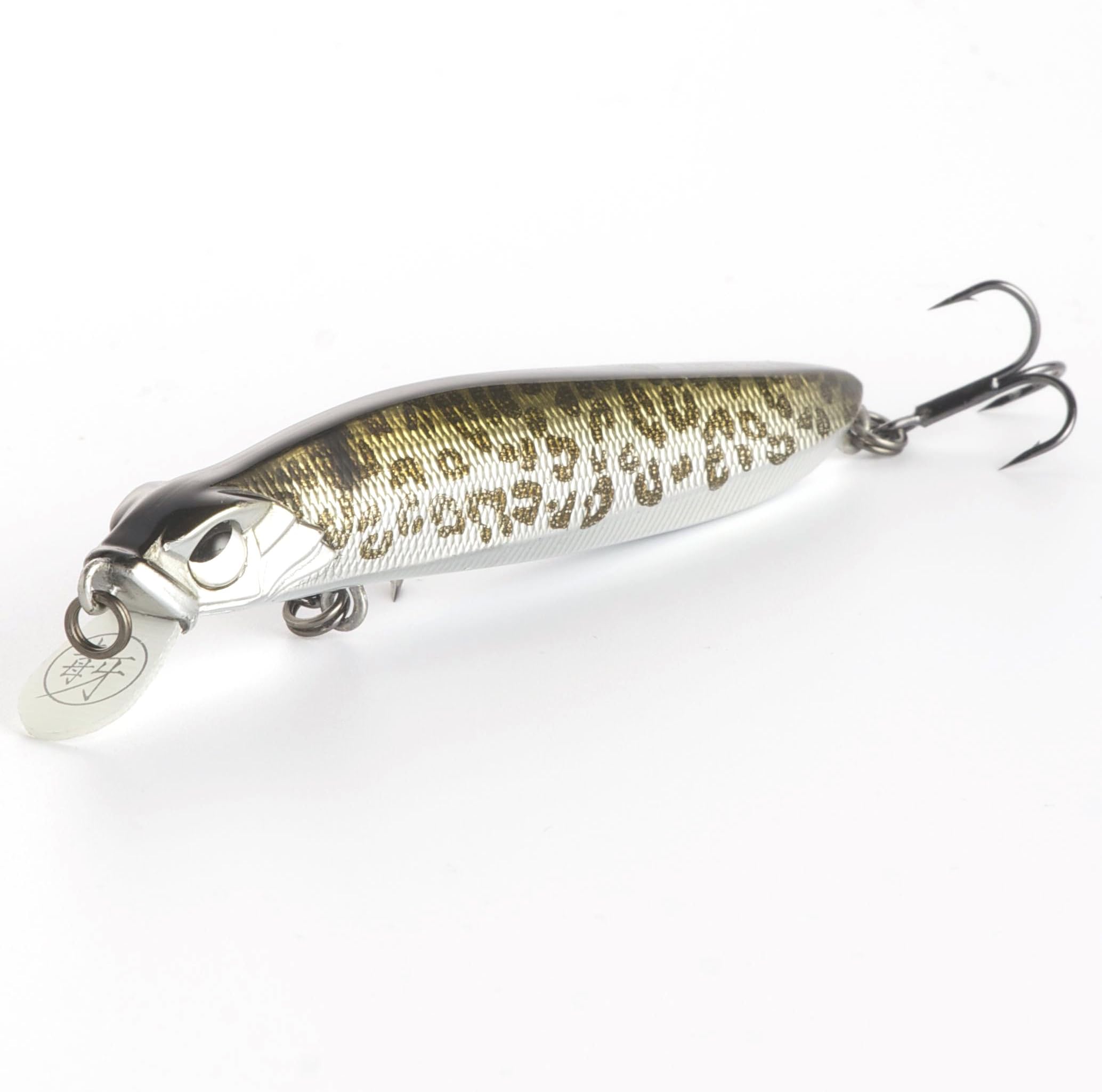 New 3D Lurefans Minnow Jerkbait Shiner Floating Suspending Fishing Lure Hooks Shallow Water Pike Bait Brown Spot