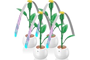 JUTIMER Fly Fans for Tables, Fly Repellent Fan for Outdoor & Indoor, USB or AA Batteries Powered, Portable Fly Fan with Soft Blades Keeps Flies Away, Fly Repeller for Restaurant, BBQ, Party (4 Pack)