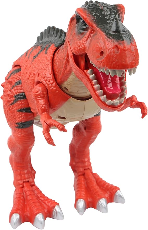 red dinosaur toy