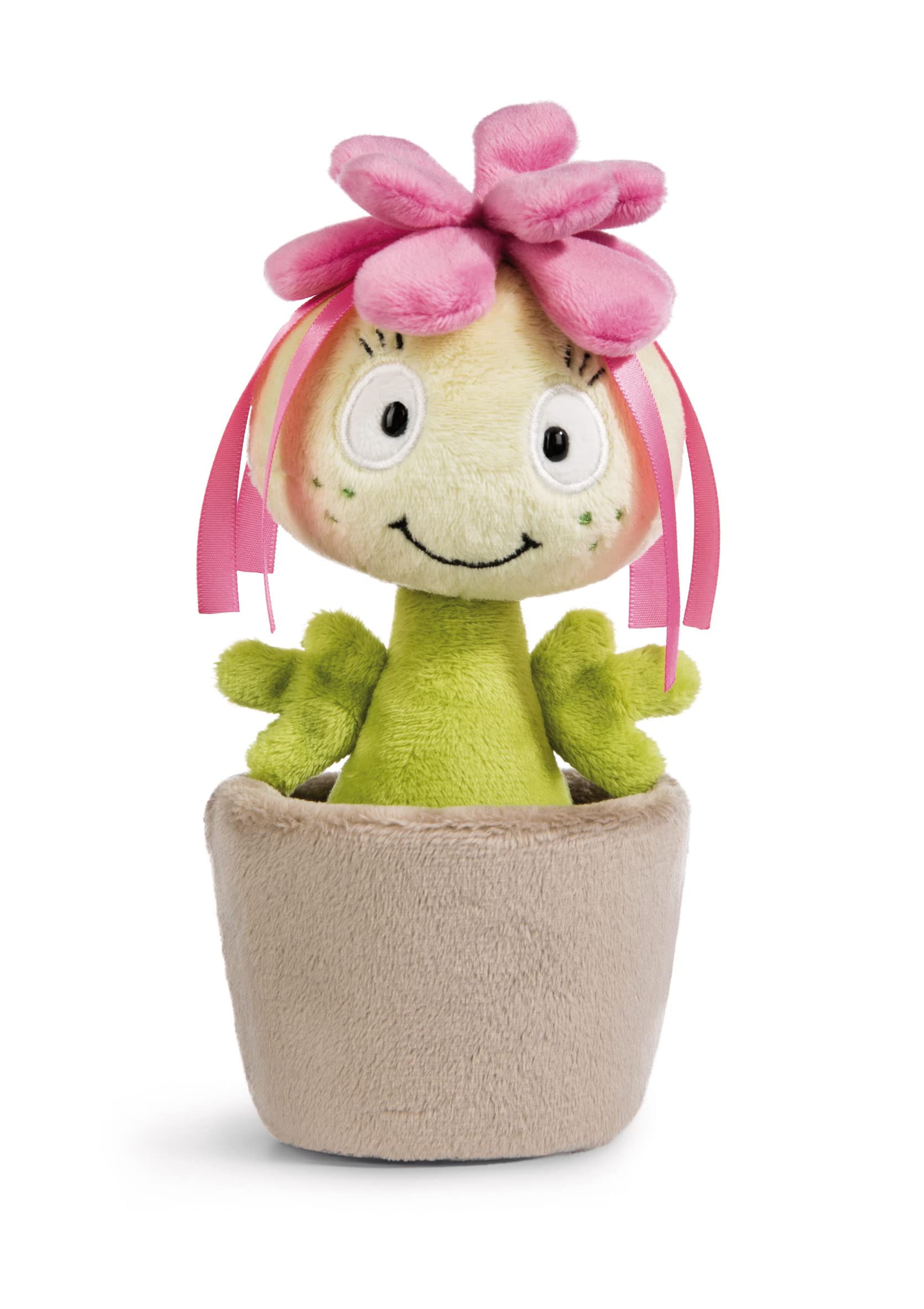 NICI Cuddly soft toy plant Sedum Amalia 18cm pink