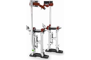 GypTool Pro 15" - 23" Drywall Stilts - Silver