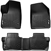 SMARTLINER Custom Fit Floor Mats 2 Row Liner Set for 2020-2025 Cadillac XT6