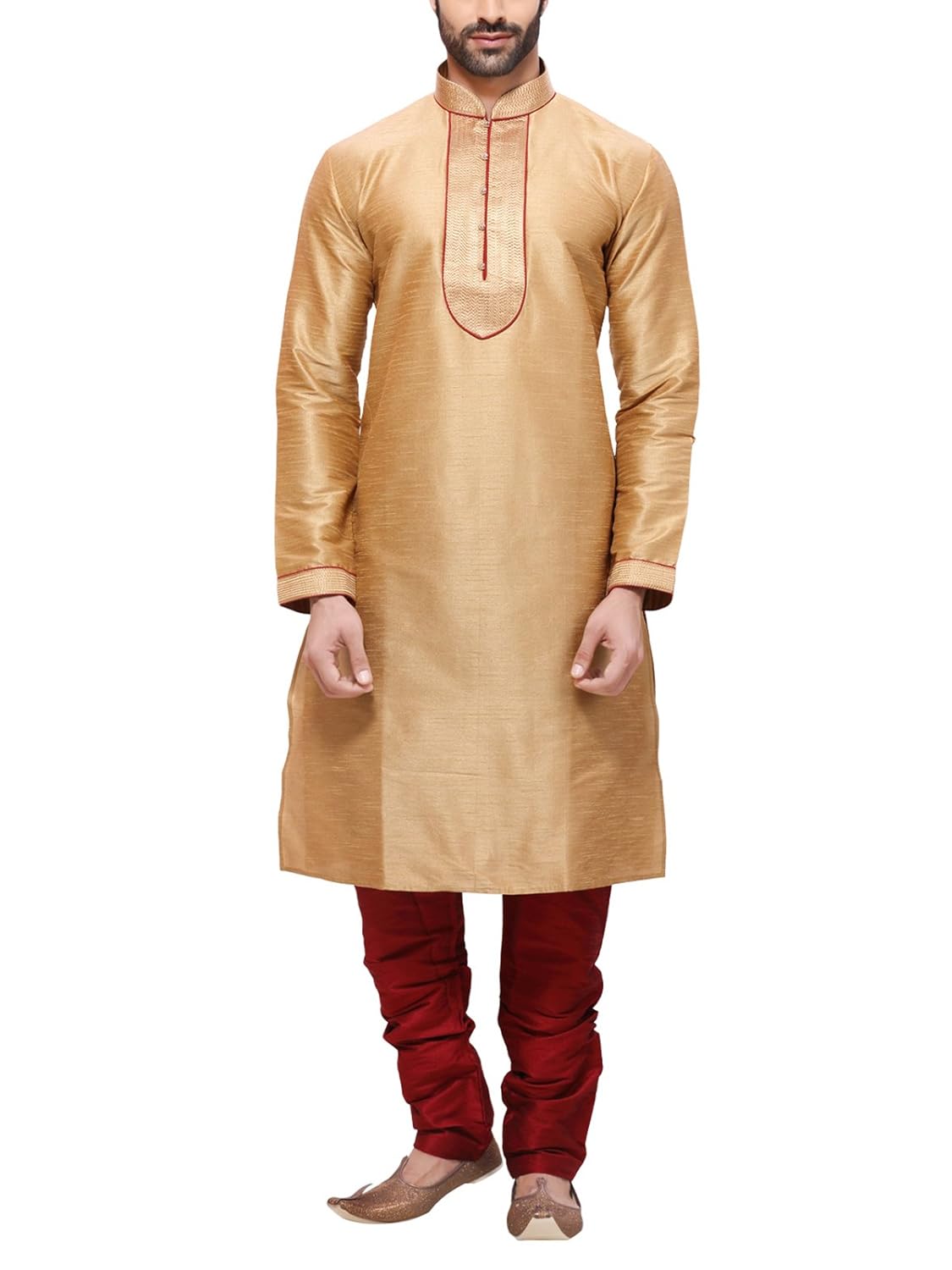rg designers gold kurta pyjama men's