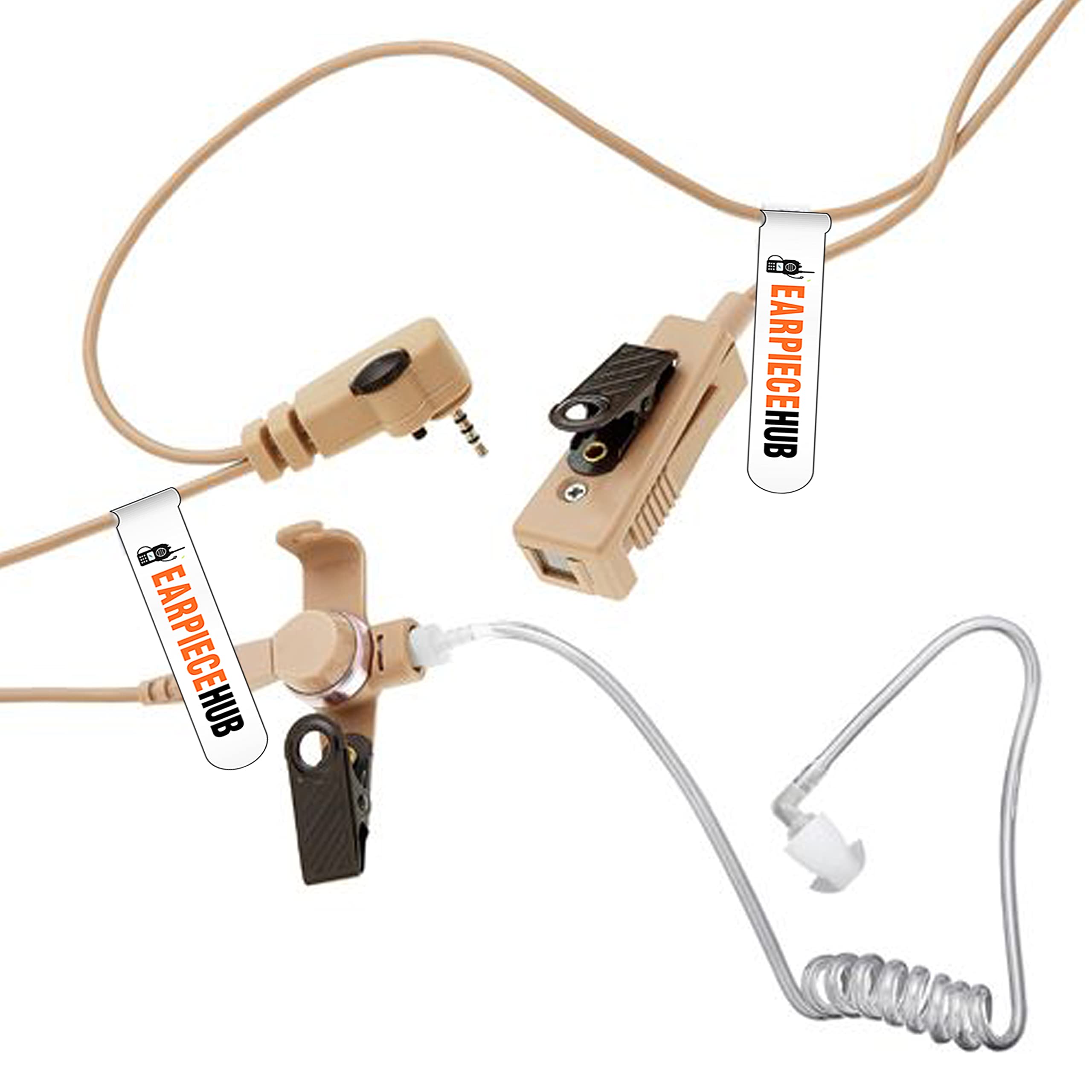 Earpiece Compatible with 1 Pin SEPURA Radio Earpiece SEPURA RADIOS SRP2000, SRP3000, SRH3500, SRH3800, SRH3900 OTTO Communications