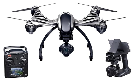 Yuneec Typhoon Q500 4K Multikopter (Set inkl. Aluminiumkoffer, SteadyGrip, 2 Akkus, CGO3 Kamera Gimbal System, 12 Megapixel, 