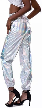 Pantalon jogging argenté femme Clearance