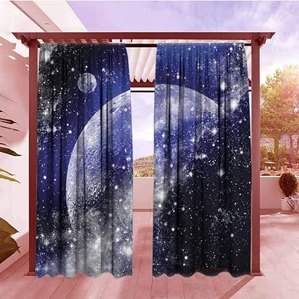 Amazon Com Thermal Insulated Blackout Curtains Galaxy Nebula