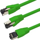 1aTTack.de Cat 8 Network Cable 1m Green 10 Pack - 2000MHz 40Gbit s Patch view 2