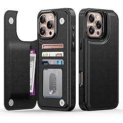 Goodon for iPhone 16 Pro Max Case Wallet - Flip
