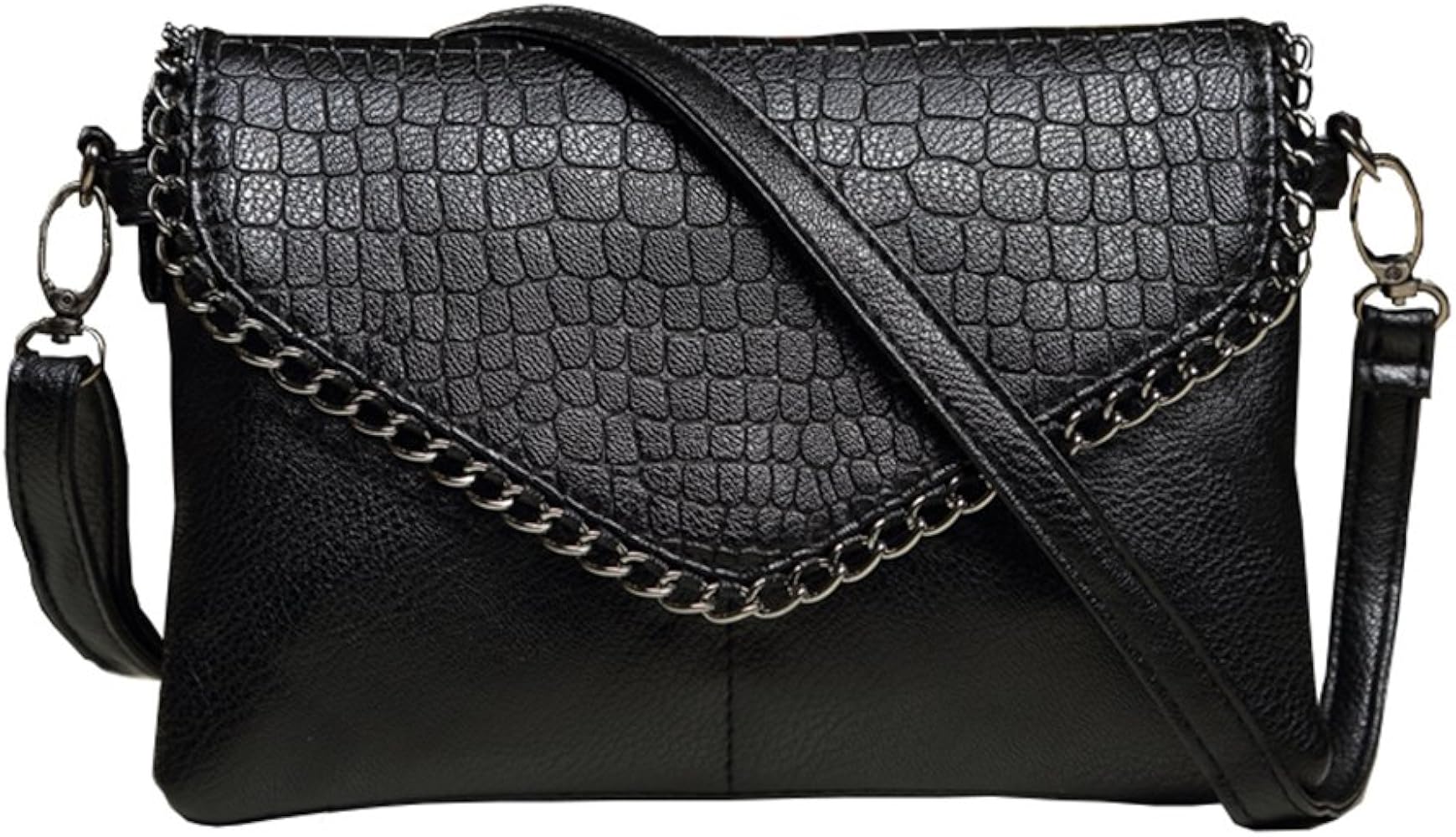 Ladies black clutch bag Clearance