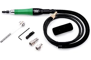 Jrealmer Turbo Air Lapper (UTR-70) Stroke 0.7mm Pneumatic Ultrasound Grinder Micro Pneumatic Air Pencil Die Grinder For Mould Metal Lapping Grinding