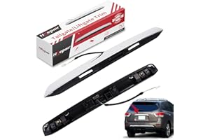HRepair Chrome Tailgate Handle Garnish Finisher Molding,fits for 2013-2019 Nissan Pathfinder Liftgate Handle,Liftgate Trunk O