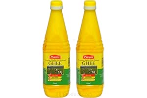 FIJIAN MADE Punjas - 100% Pure Premium Quality New Zealand GHEE (Pack Of 2 x 25.36 Oz Bottles) An Ancient Superfood Rich in Aroma (Clarified Butter)