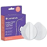 Lansinoh Soothies Cooling Gel Nipple Pads, Reusable Hydrogel Pads for New Moms, Soft & Gentle Breastfeeding Essentials, 6 Cou