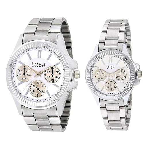 Couple Watches (White - Silver)