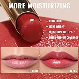 Oulac Hydrating Lipstick Red Moisturising Lipstick Shine Vegan Cruelty Free 01 view 5