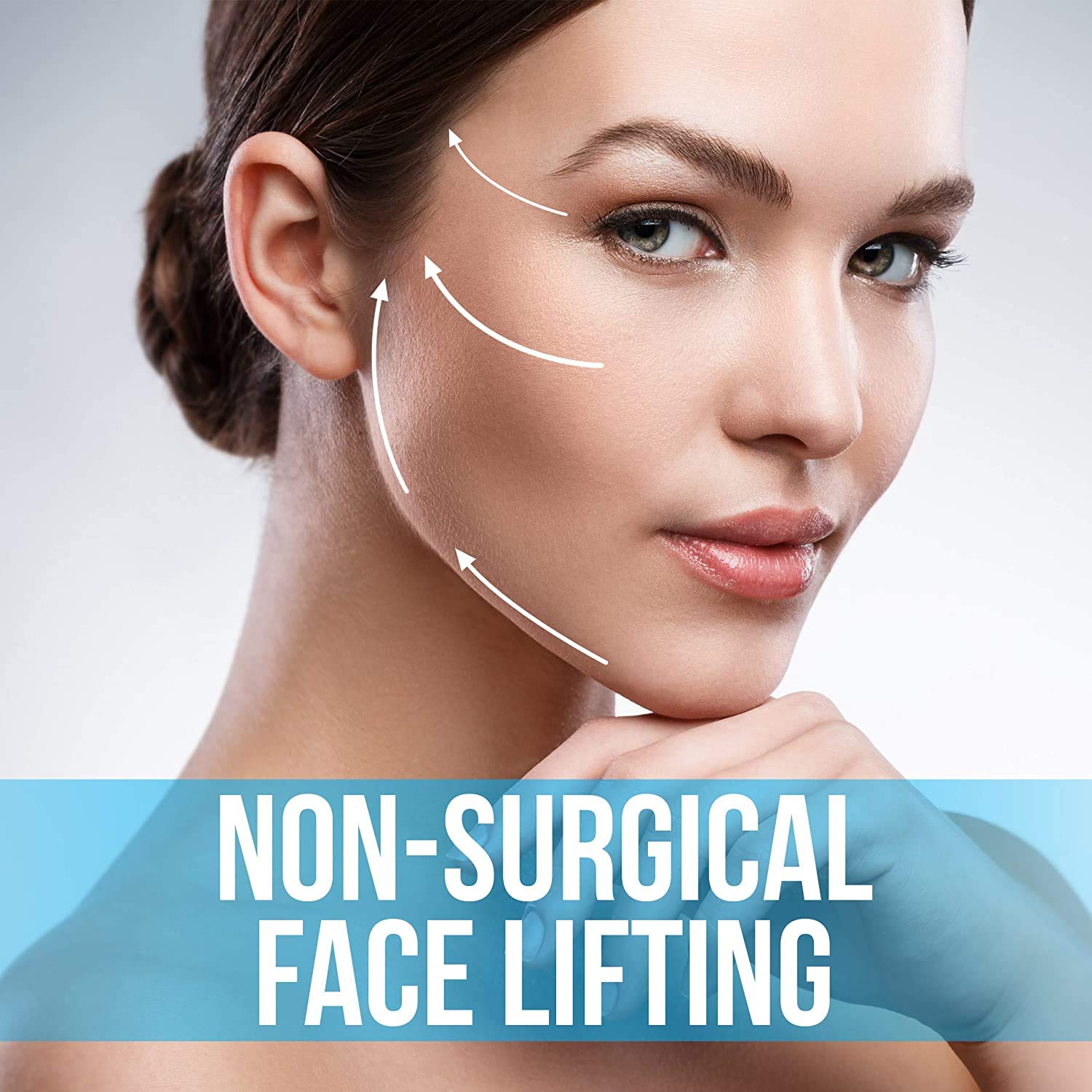 Face Lift Tape, Pain-Free Transparent Face Lifting Sticker, Invisible Waterproof Elasticity Wrinkle Lift Patch for Instant Face Neck Lift Reduce Double Chin Beauty Up Tape(40PCS/Box): Beauty