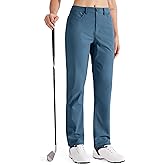 Libin Womens Dress Pants 29" 31" Stretch Straight Leg Work Slacks Office Business Casual Golf Pants for Travel Lightweight