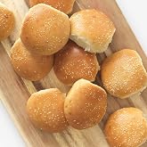 WiO SmartFoods&trade; Hamburger Buns, Low-Carb, Keto, All-Natural, No Added Sugar | 8 Count, Low Calorie, 32 Calories, 2g Carbs, 6g Protein