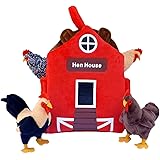 Adore 12" Hen House Chicken Coop Plush Stuffed Animal Playset
