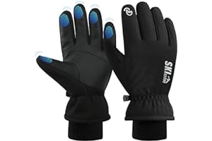 ZENUTA Waterproof Winter Ski Gloves，Warm Snowboarding Glove for Men and Women Workout with Touchscreen Fingers