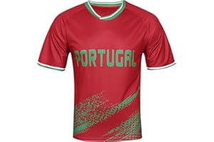 SINLEISI Fan Soccer Jersey for UEFA Euro 2024 Fan Soccer Jersey - France，Germany，England，Spain，Croatia & Portugal