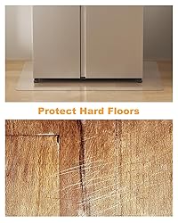 ZPAI Small Clear Area Mat, 3'×3' PVC Waterproof