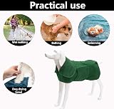 Geyecete Dog Drying Coat Microfibre Fast Dry Green XXXL view 4