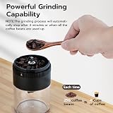 Mcbazel Electric Burr Coffee Grinder Cordless Portable 5 Grinding Settings view 9
