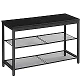 HOOBRO Shoe Bench, 3-Tier Shoe Rack, Industrial