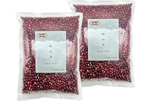 Zestful Foods Adzuki Beans - Chinese Red Beans, Non-GMO, Sproutable, Vegan - Perfect for Asian Recipes, Soups, and Desserts - 4 Lbs. (2 pack, 2 Lbs. each)