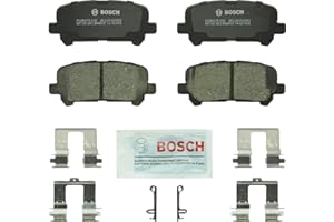 BOSCH BC1281 QuietCast Premium Ceramic Disc Brake Pad Set - Compatible with Select Acura MDX, ZDX; Honda Odyssey, Pilot; REAR