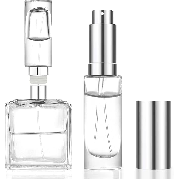 Amazon.com: Silver Metallic Perfume Atomizer Spray 10 ML for purse
