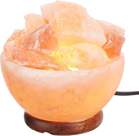 Amazon Com Himalayan Salt Lamp Bowl With Natural Crystal Chunks