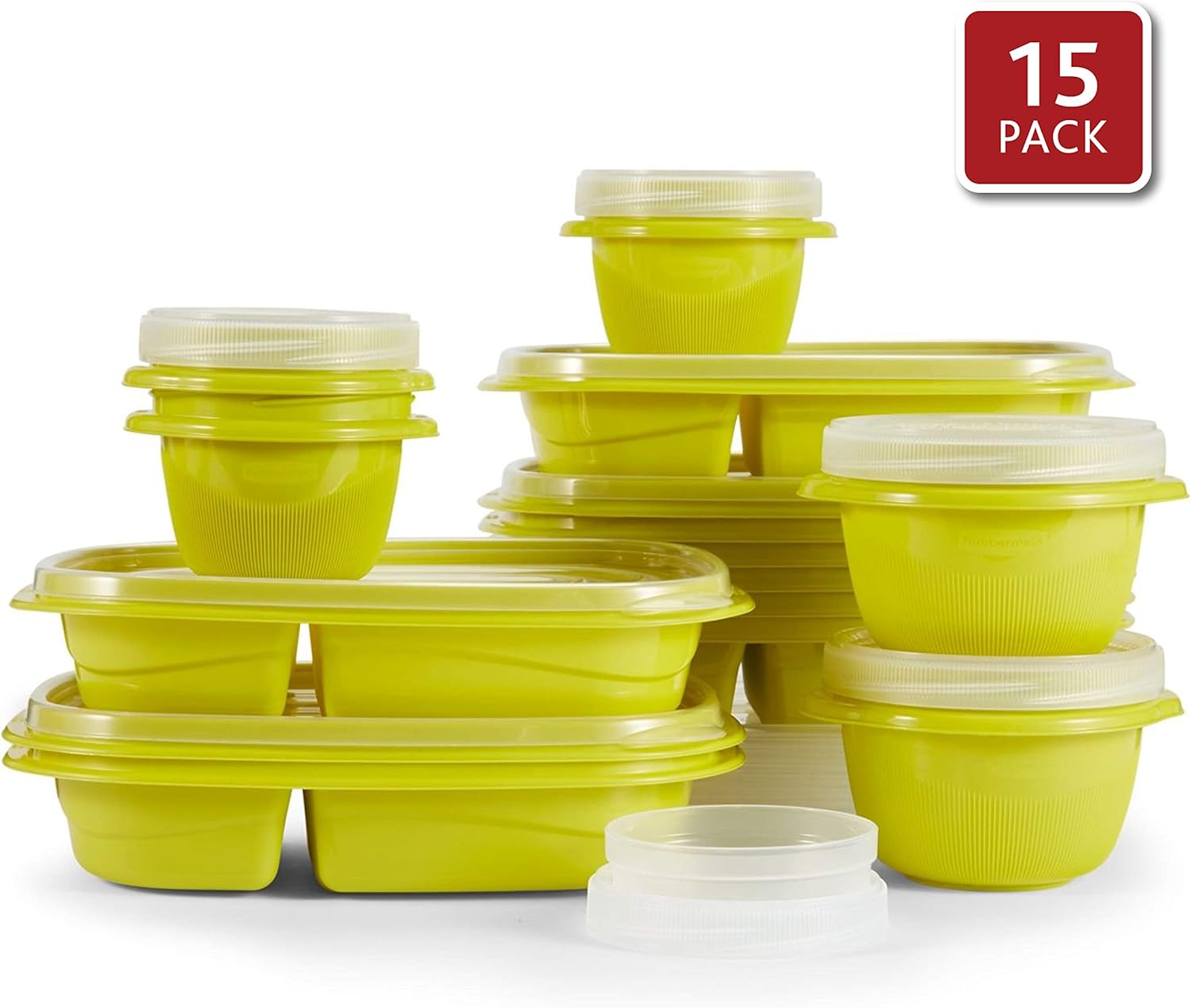 Rubbermaid TakeAlongs Kit de preparación de comidas, set de 30 piezas
