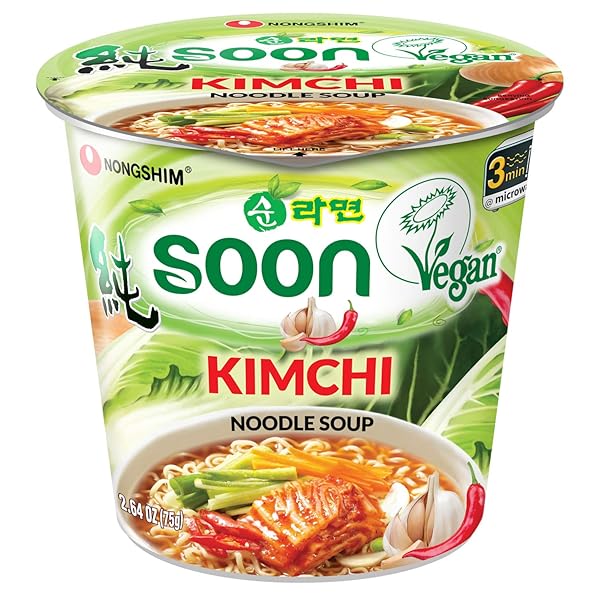 NONGSHIM SOON KIMCHI NOODLE CUP, 2.64 OUNCE (PACK...