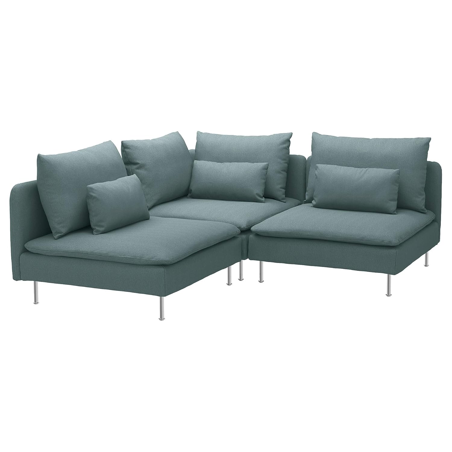 Ikea 3 Seat Corner Sofa Finnsta Turquoise Amazon In Home Kitchen
