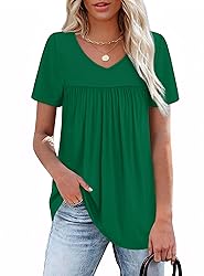 WEESO Womens Summer Tops 2025 Short Sleeve T Shirts