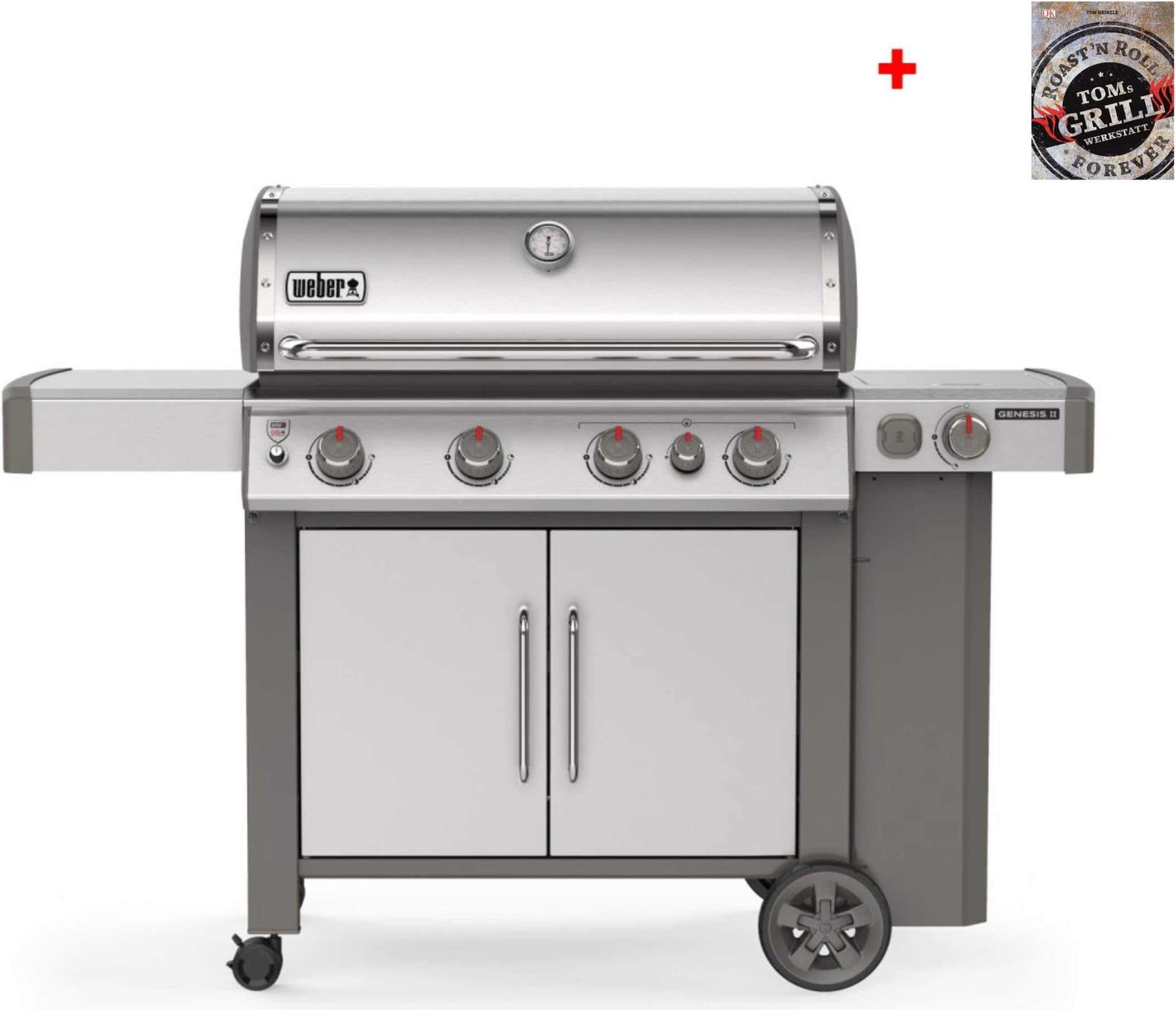 Palatina Werkstatt ® Weber GASGRILL Genesis II SP-435 GBS Stainless Steel + Tom Heinzles Barbecue Workshop