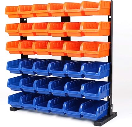 Amazon Co Jp Horusdy 36個 収納ラック 棚 ガレージ収納 Diy 工具 ガーデン
