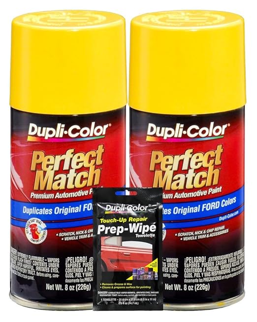 DupliColor Chrome Yellow ExactMatch Automotive Paint for