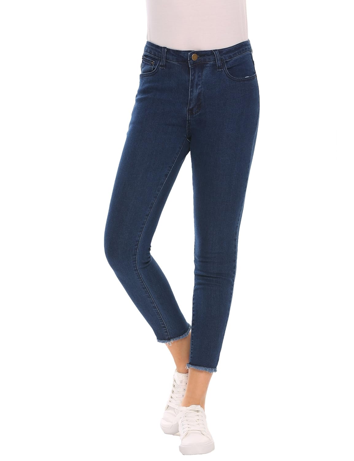 denim ankle pants