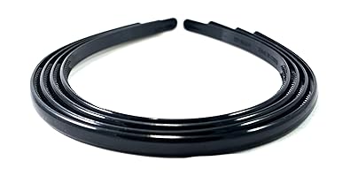 Buy Anokhi Ada Daily Use Black Plastic Sleek Hair Bands For Girls