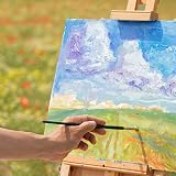 Koncci Canvas for Painting 20x20 cm 12 Pack Acid-Free Cotton Canvas Board view 9